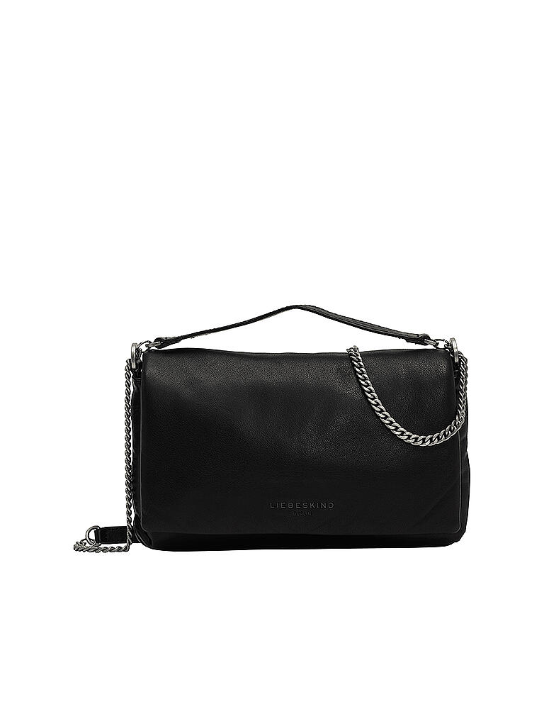 LIEBESKIND BERLIN Ledertasche Umhangetasche Valeria Clutch S schwarz